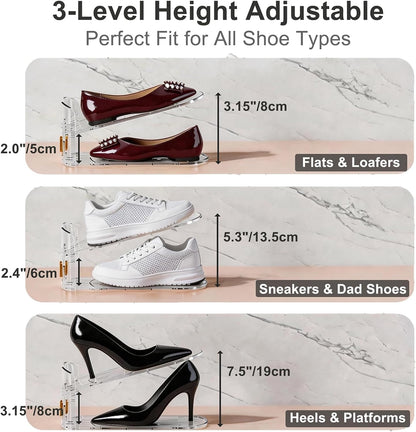 🔥Limited Time 50% Off✨2 Pack Shoe Organizer for Closet