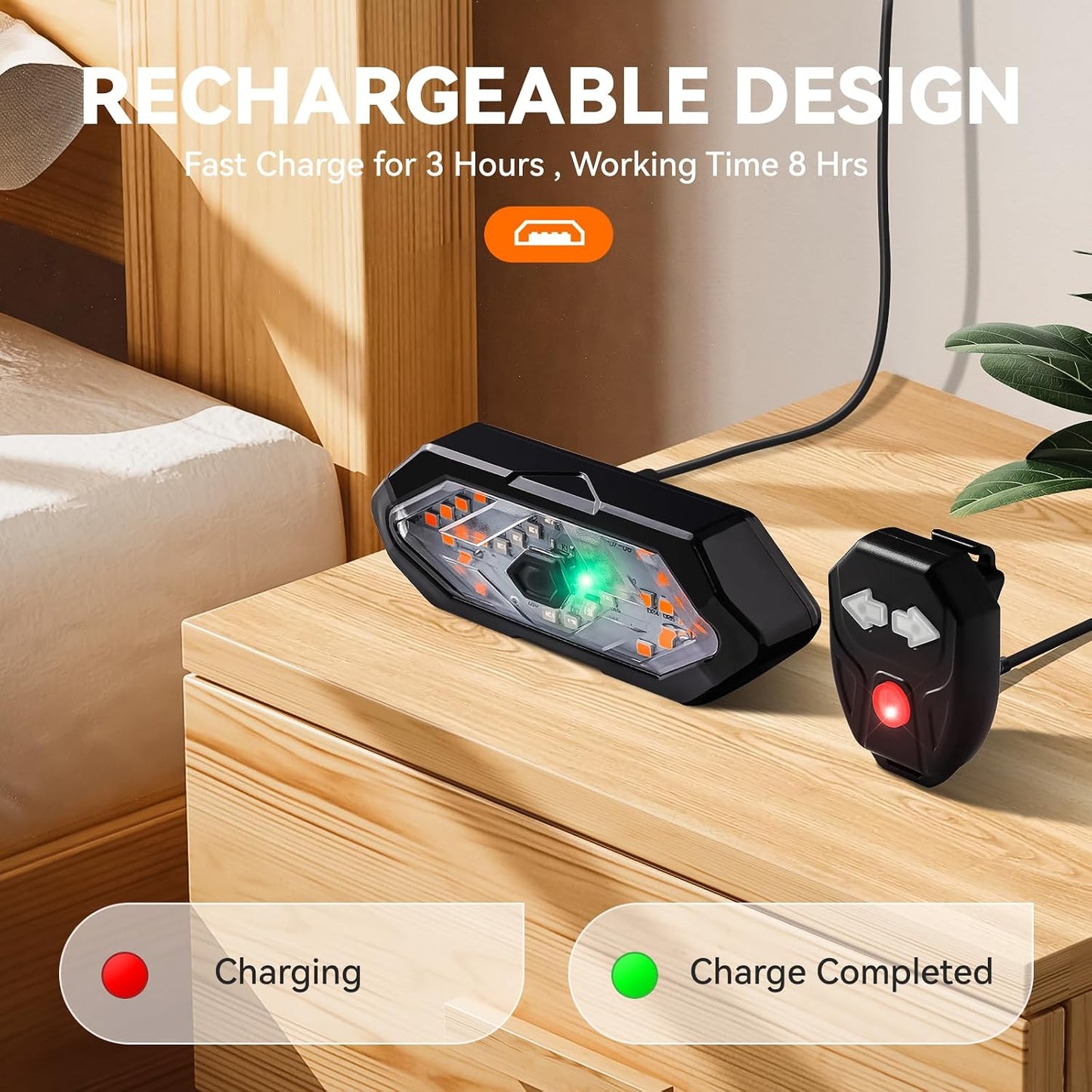 🔥 49% OFF Limited Time Deal | Smart Wireless Bike Tail Light With Turn Signals & Remote Control