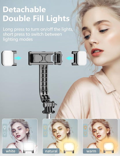 🔥Selfie Stick Tripod with Wireless Remote