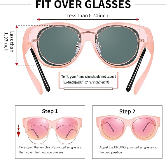 🔥Limited Time 50% Off✨Fit-Over Prescription Sunglasses