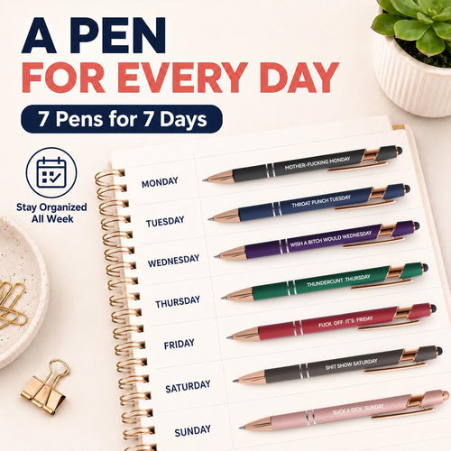 🔥Limited Time 50% Off✨7 Pcs Funny Adult Gel Pen Set