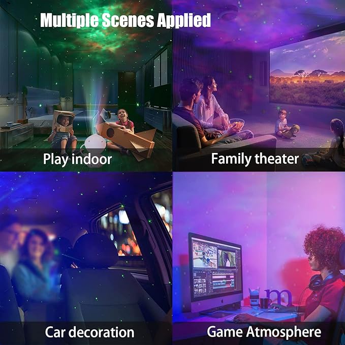 🔥Limited Time 50% Off✨Astronaut Galaxy Star Projector Starry Night Light