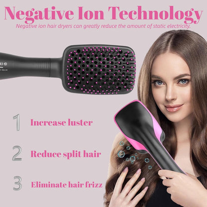 🔥Limited Time 50% Off✨2 in 1 Comfort Comb Design Multifunctional Hair Dryer