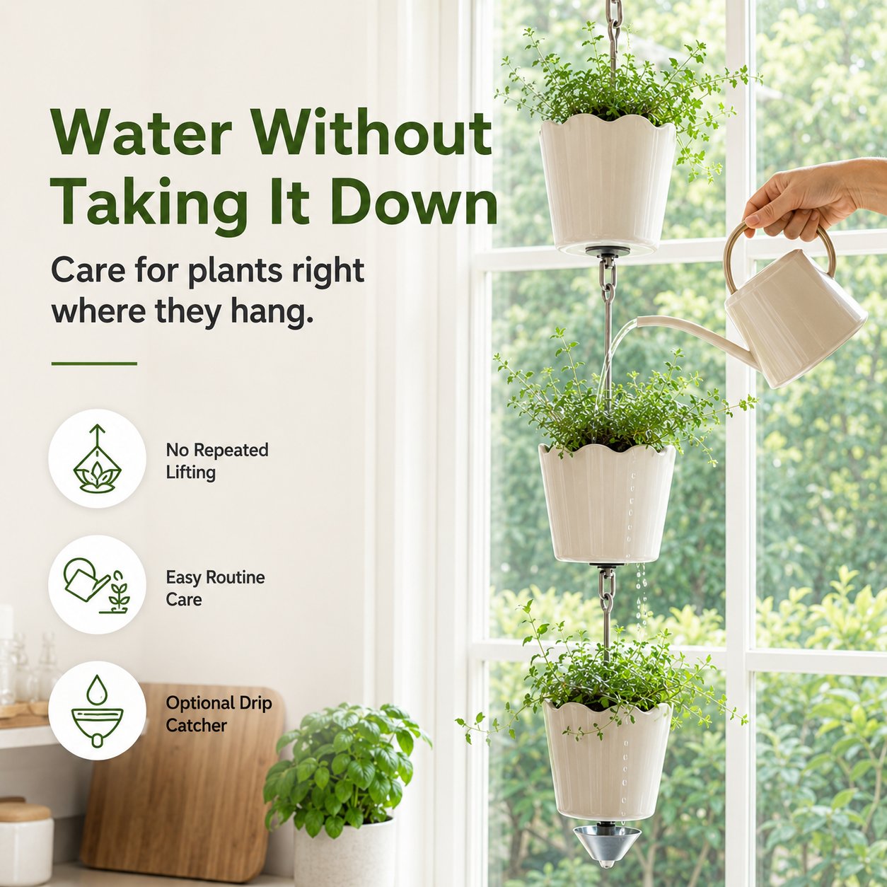 🔥Limited Time 50% Off✨Vertical Hanging Pot Kit