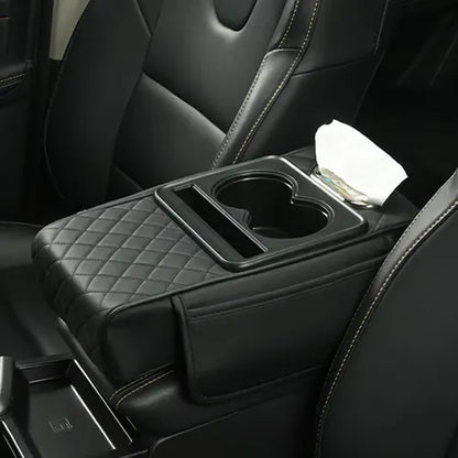 Multifunctional PU Leather Car Armrest Box Mat
