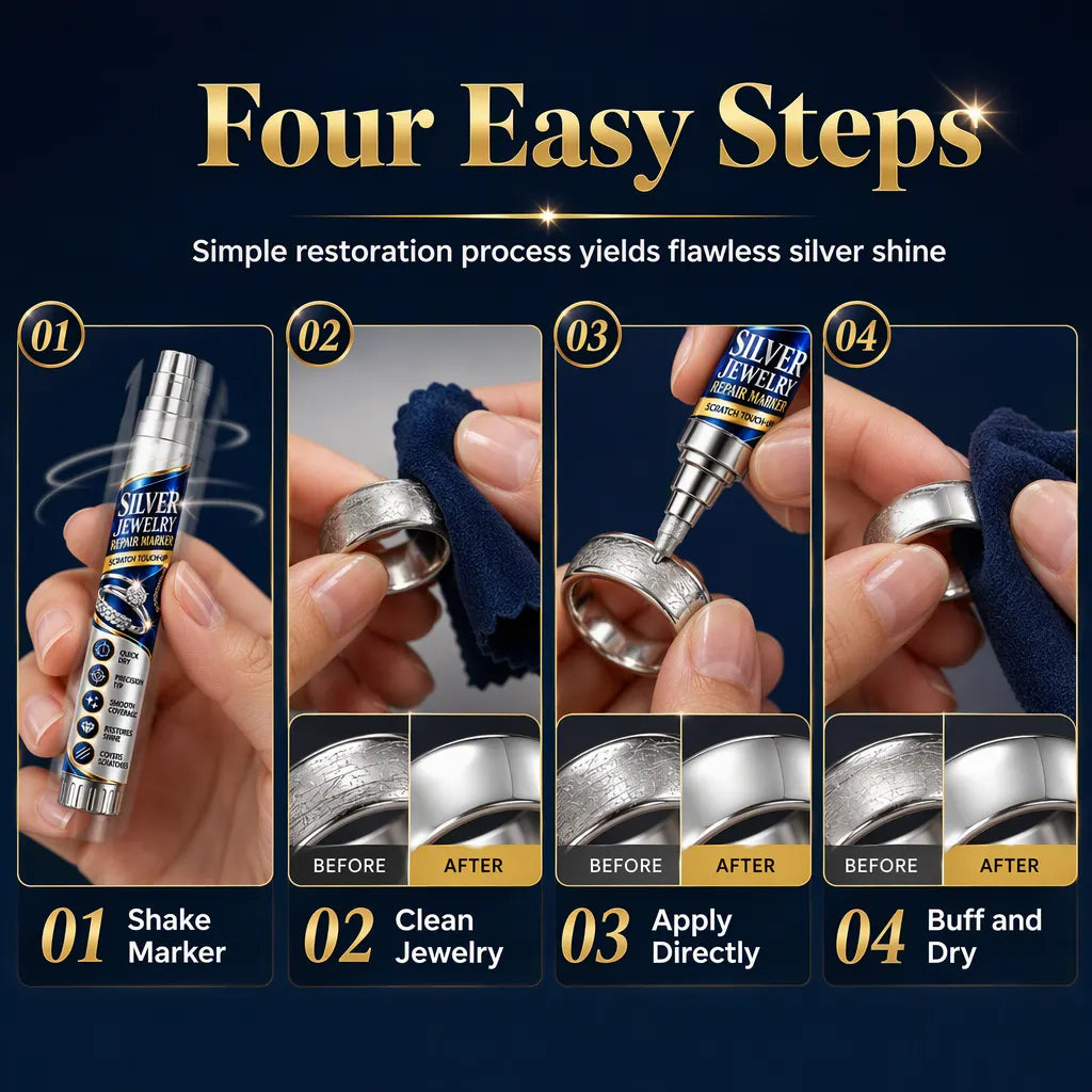 Restore Silver Shine Instantly! Jewelry Scratch Repair Pen