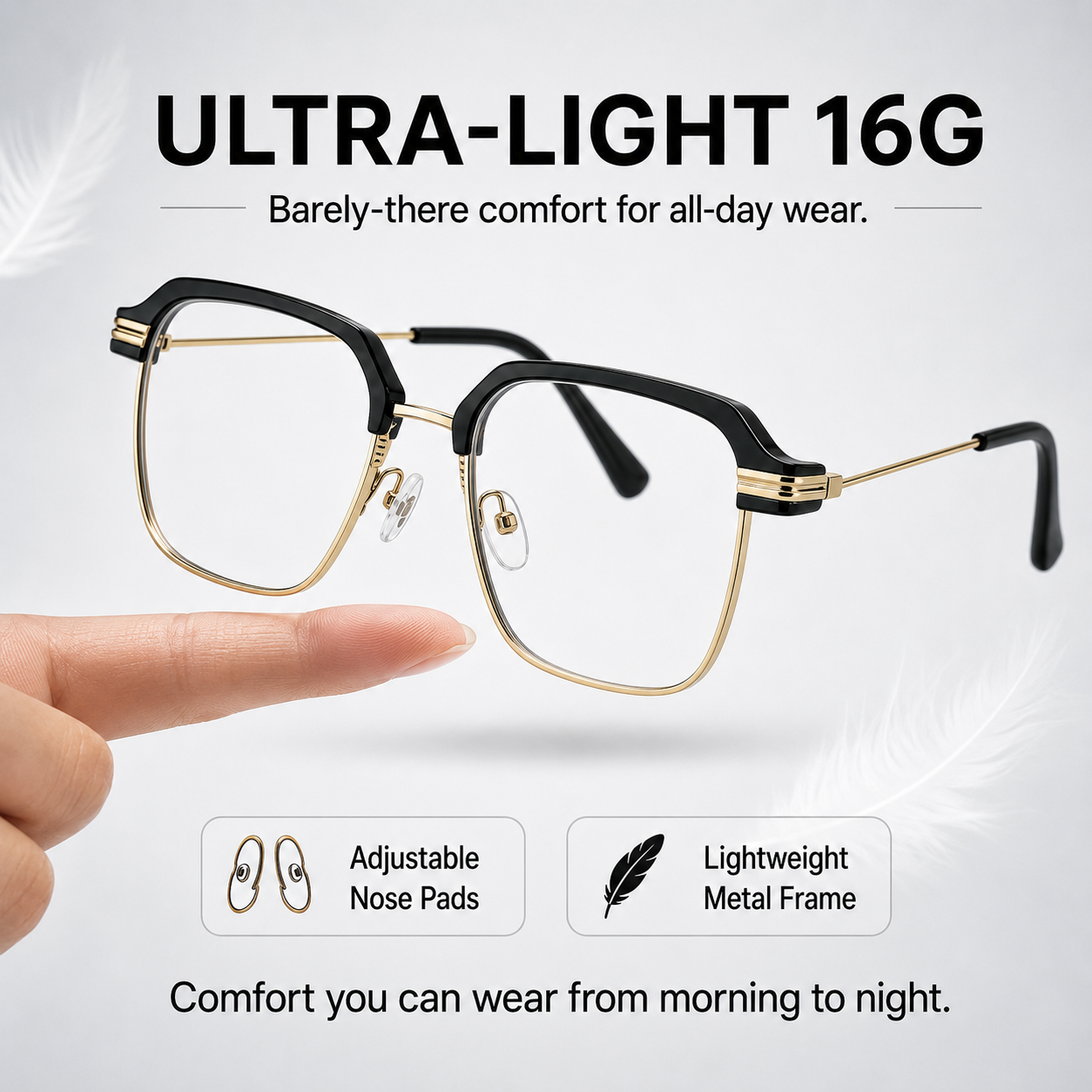 Smart Zoom Reading Glasses – Auto Adjust Focus & Blue Light Protection