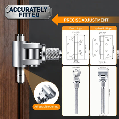 🔧 Adjustable door gap screw lever