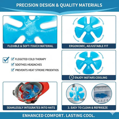 Cooling Gel Hat Inserts for Hard Hats & Caps