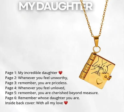🔥HOT SALE🔥For Granddaughter and daughter - The Most Beautiful Chapter Book Necklace