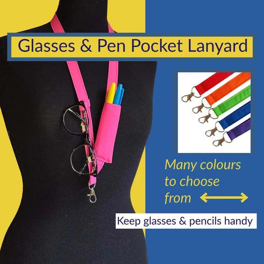 👩‍🏫NEW UPGRADED Plain Fabric Pen Lanyards
