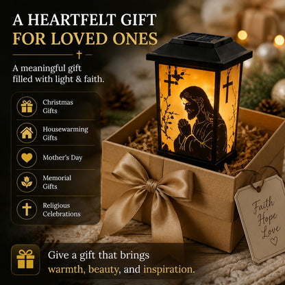 ✝️ Faith Garden Solar Light — Illuminate Your Garden With Faith, Hope & Heavenly Warmth ✨