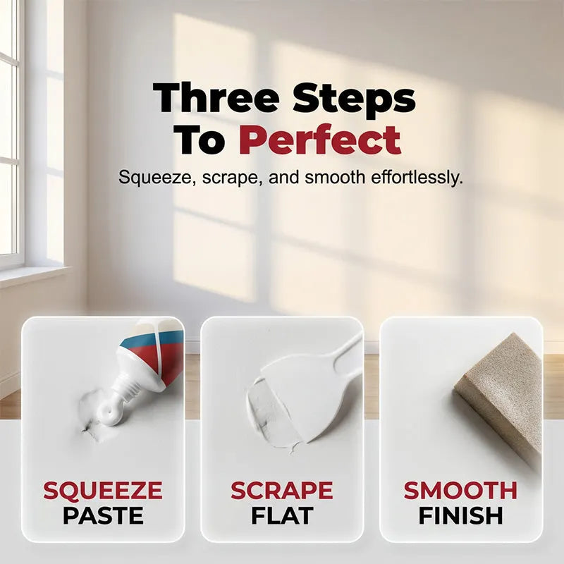 Fix Wall Cracks Instantly! Waterproof Antibacterial Repair Paste