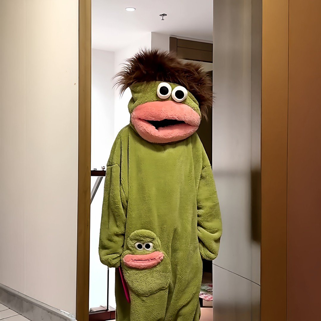 🔥Limited Time 49% Off✨2026 Silly Onesie, Funny Green Monster Hooded Fleece Onesie Pajamas