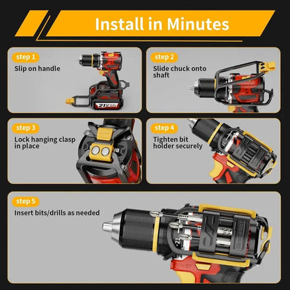 🔧 Universal Magnetic Drill Bit Holder