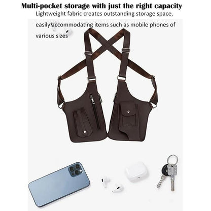 🔥2026 Hot Sale 49% OFF!🔥-Premium Leather Adjustable Underarm Shoulder Bag for Men & Women
