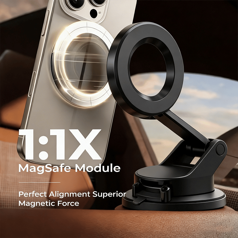 360°Vacuum Car Phone Holder