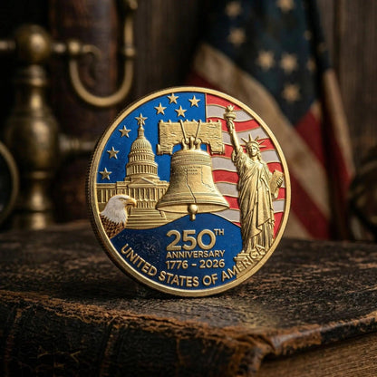 🎁🎉Only $27.5 This Week🌟🎉9-Coin 250th Anniversary Commemorative Coin Set