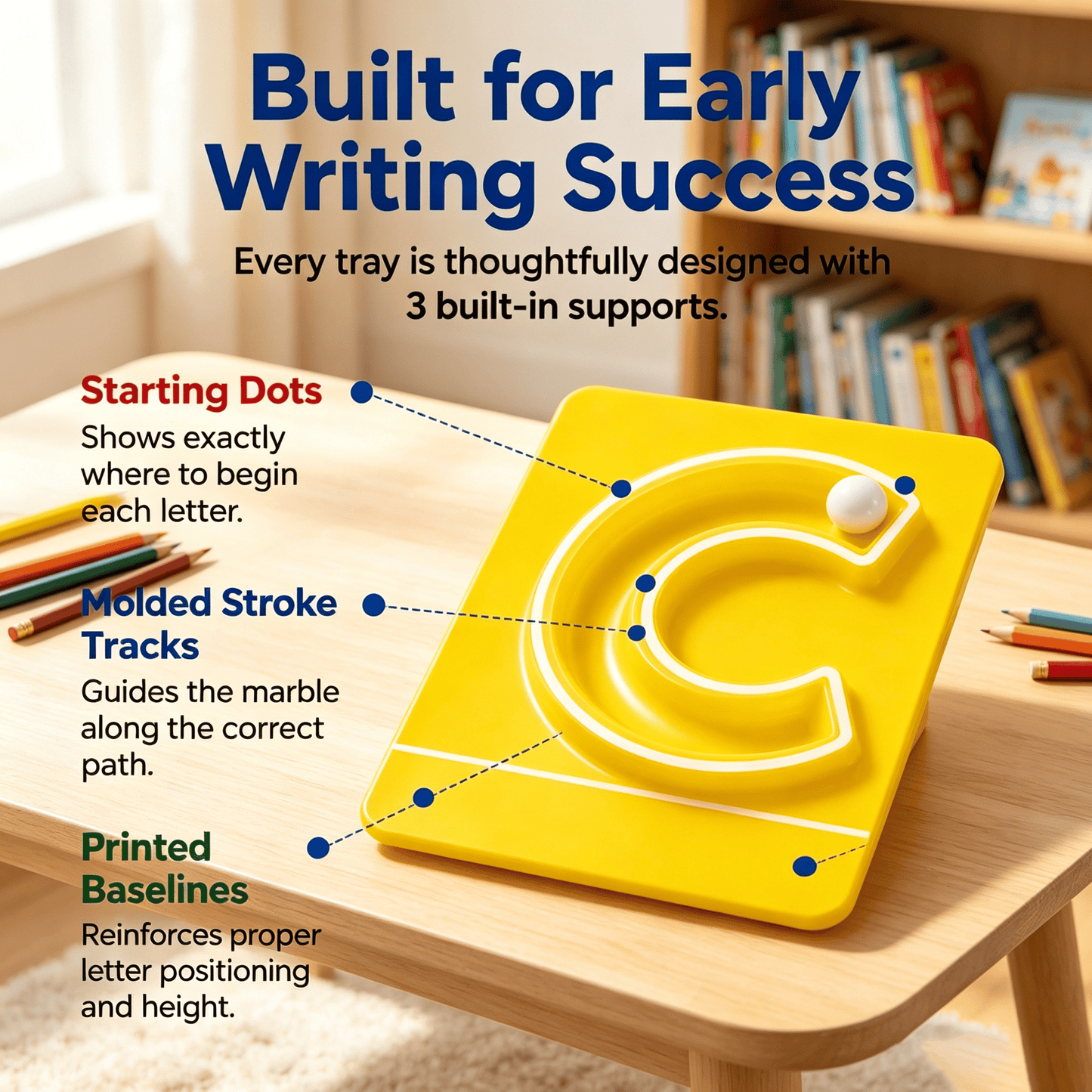 🔤Marble Tracers - Lowercase Letters🌀Roll Into Letter-Writing Fun!🎁