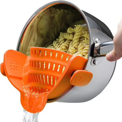 ⏰VIP Shipping Today Only⏰Silicone Pasta Strainer Clip-On for Pots and Pans
