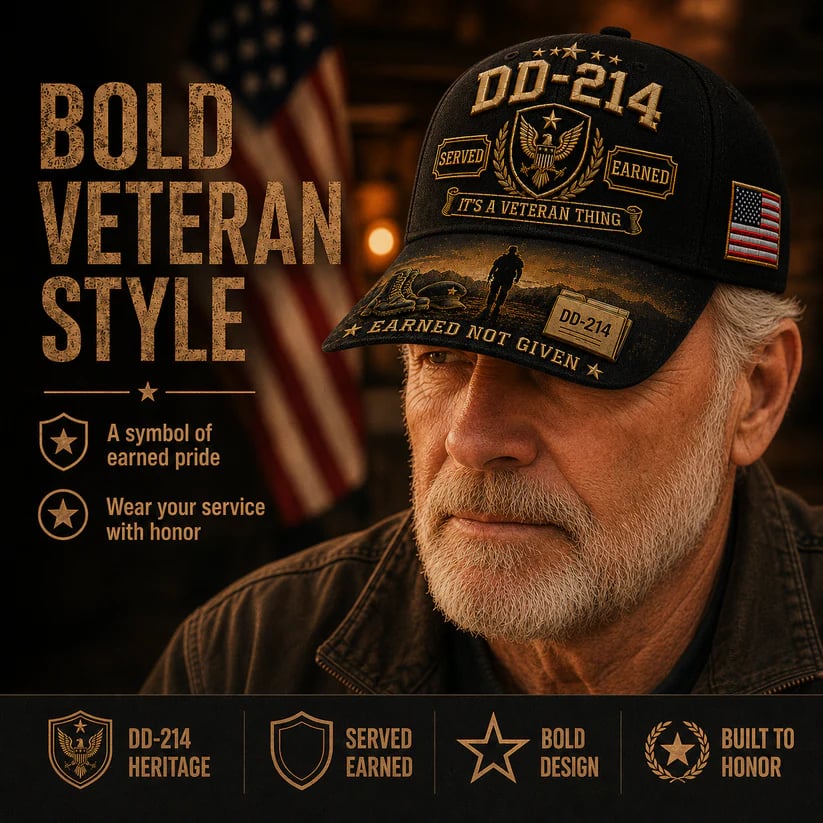 🔥LAST DAY 50% OFF - 🇺🇸 DD-214 Served Earned Commemorative Cap🧢✨(Breathable & Lightweight Comfort & Unisex Fit)