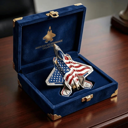 ✈️35th Anniversary Fighter Collector's Medallion - Limited Edition Metal Art🔥