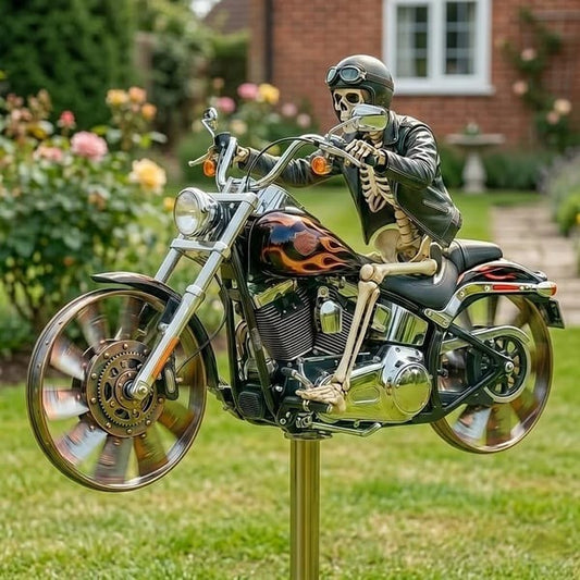 ✨Skull Motorcycle Windmill