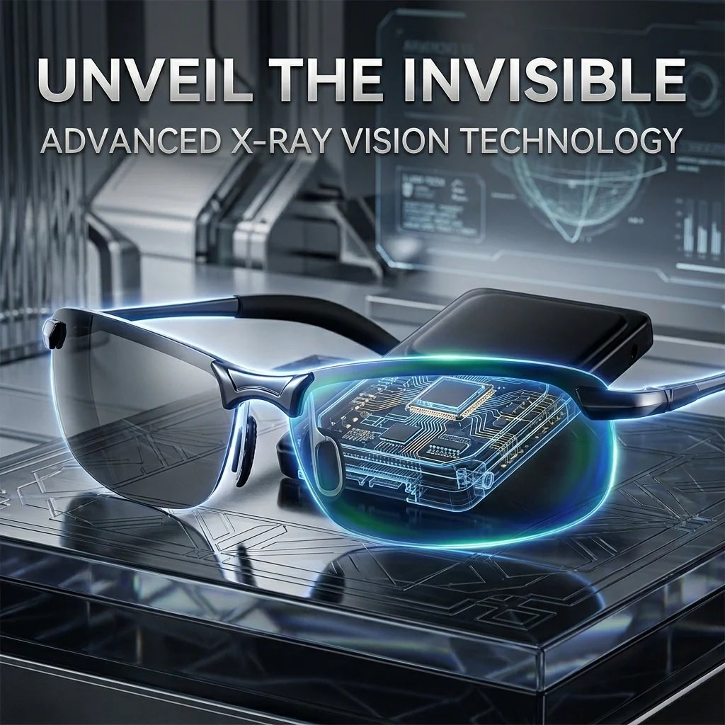🚙🕶️Smart Vision Glasses – Anti-Glare UV Protection with Infrared Night Vision & Impact-Resistant Lenses