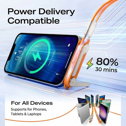 🔥Hot 50% OFF🔥Fast-Charging Cable with Detatchable Stand