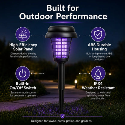 🔥Limited Time 49% Off✨Solar Mosquito Zapper Light – Outdoor Garden Stake Lamp