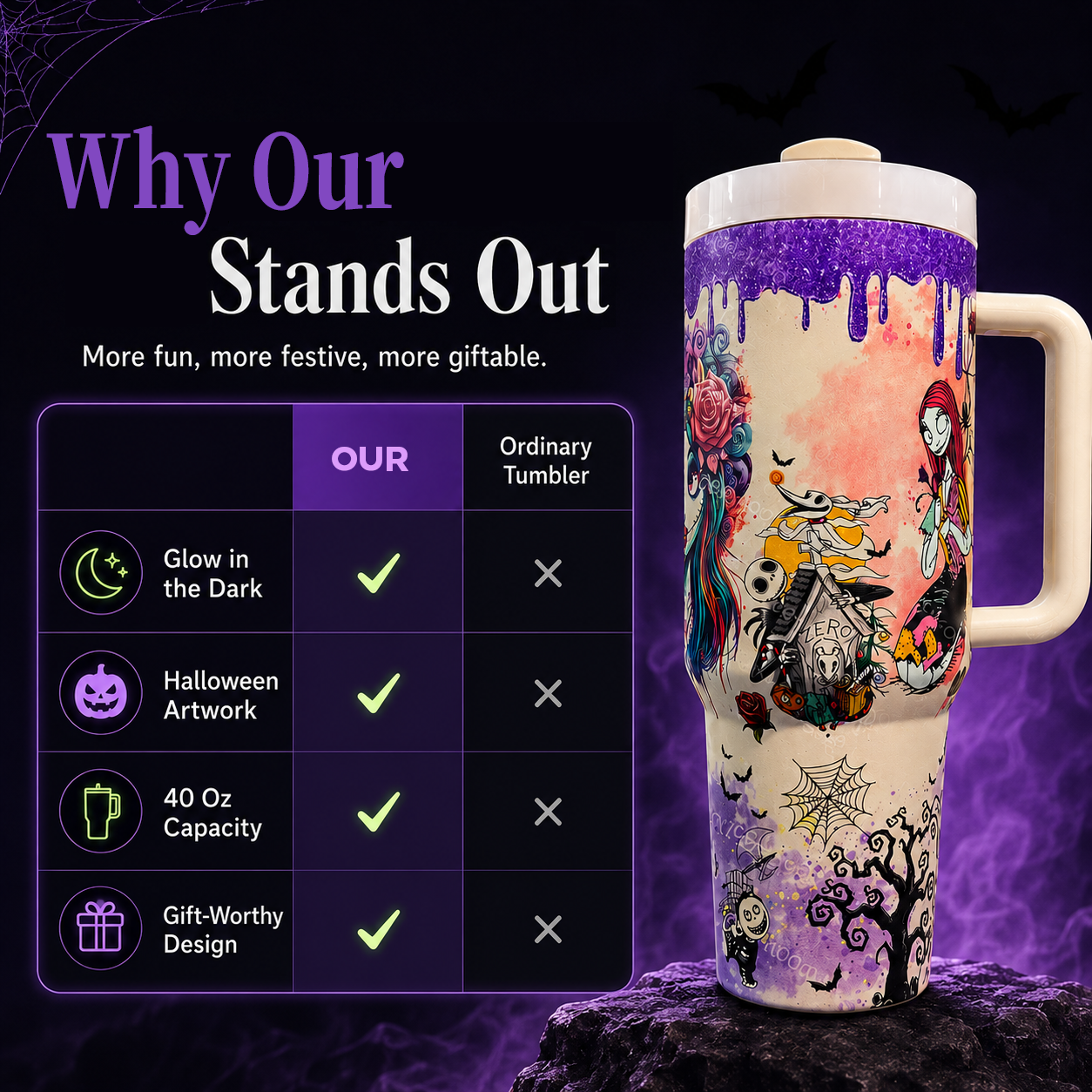 💀Halloween Skeleton Tumbler