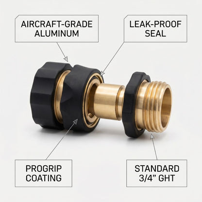 ✨Garden Hose Quick Connectors 3/4-Inch Male and Female