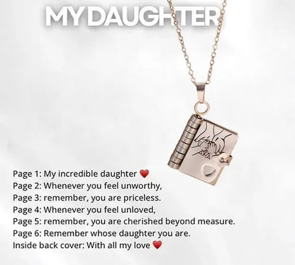 🔥HOT SALE🔥For Granddaughter and daughter - The Most Beautiful Chapter Book Necklace