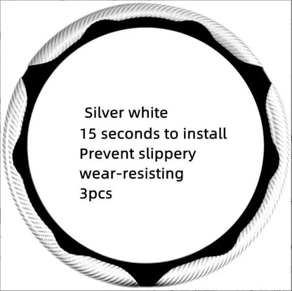Non-Slip Car Steering Wheel Cover for 15 Inch Wheels