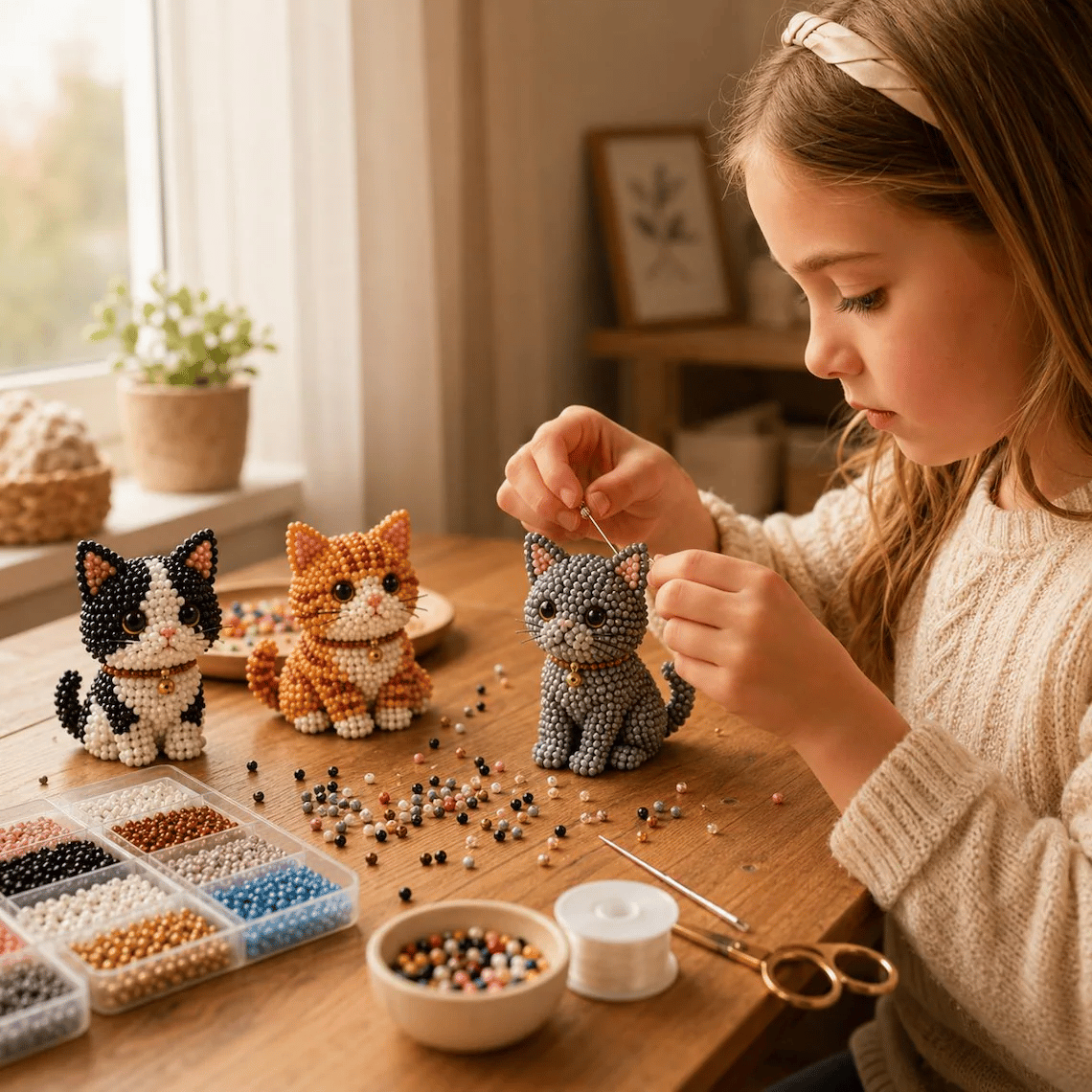 🔥3D Beaded Animal Craft Kit