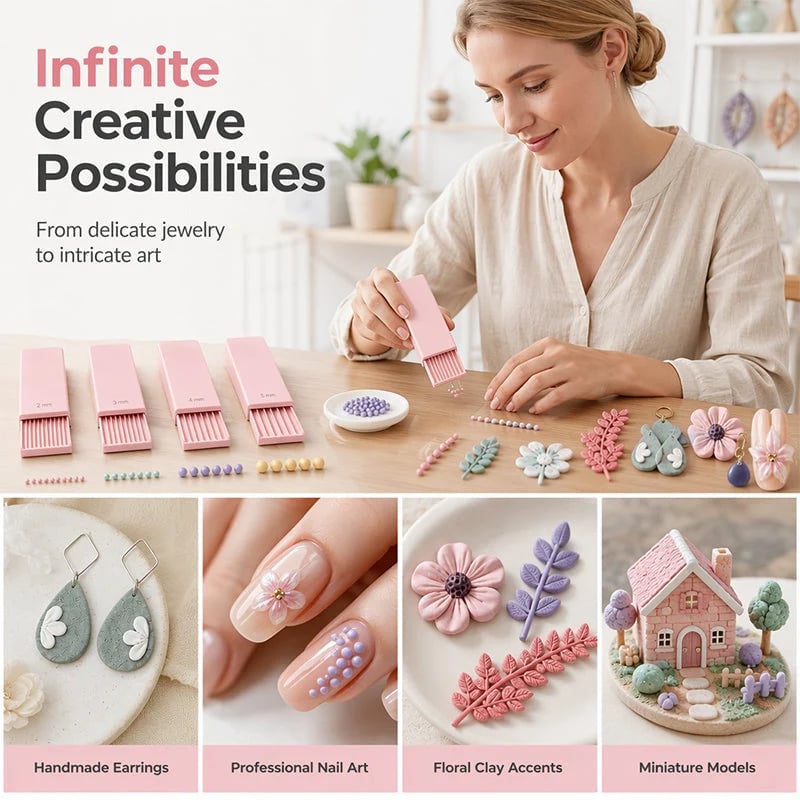 🥳2026 HOT SALE🥳💞50K+ SOLD!🔮✨🎨 3D Printed Clay Ball Maker – Perfect Mini Balls in Seconds ✨