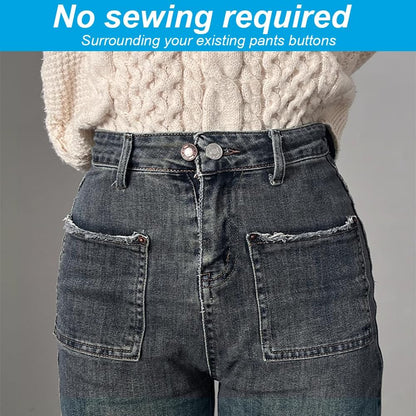 👖 8-Piece Metal Button Extenders for Jeans & Pants