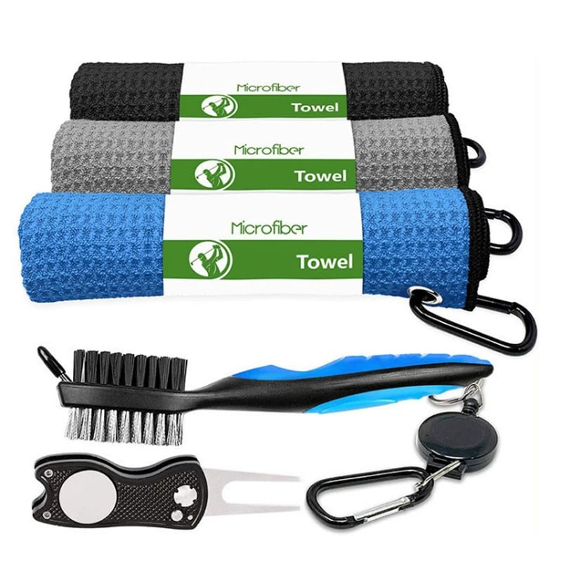 Golf Towel Set – Microfiber Waffle Pattern ⛳