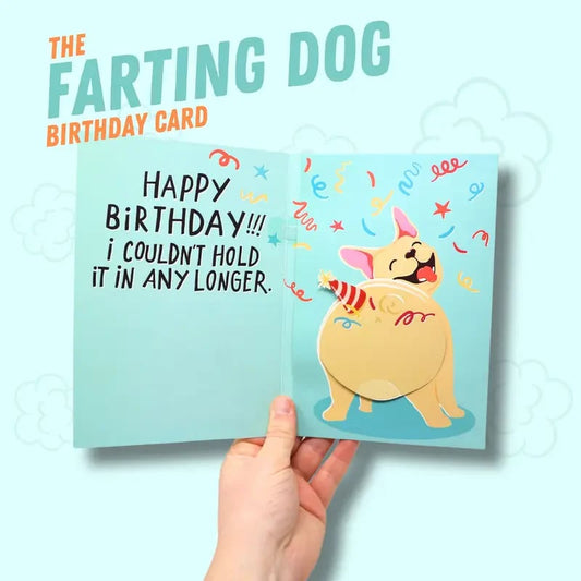 Farting Dog Birthday Card