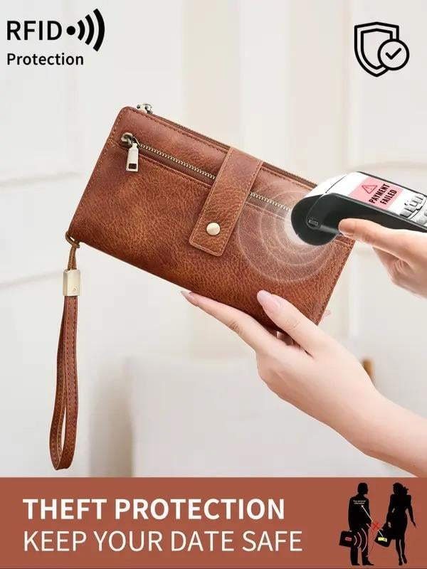 🔥Limited Time 49% Of🔥Women's RFID Blocking  Leather Wallet