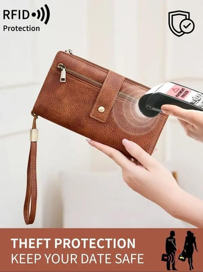 🔥Limited Time 49% Of🔥Women's RFID Blocking  Leather Wallet