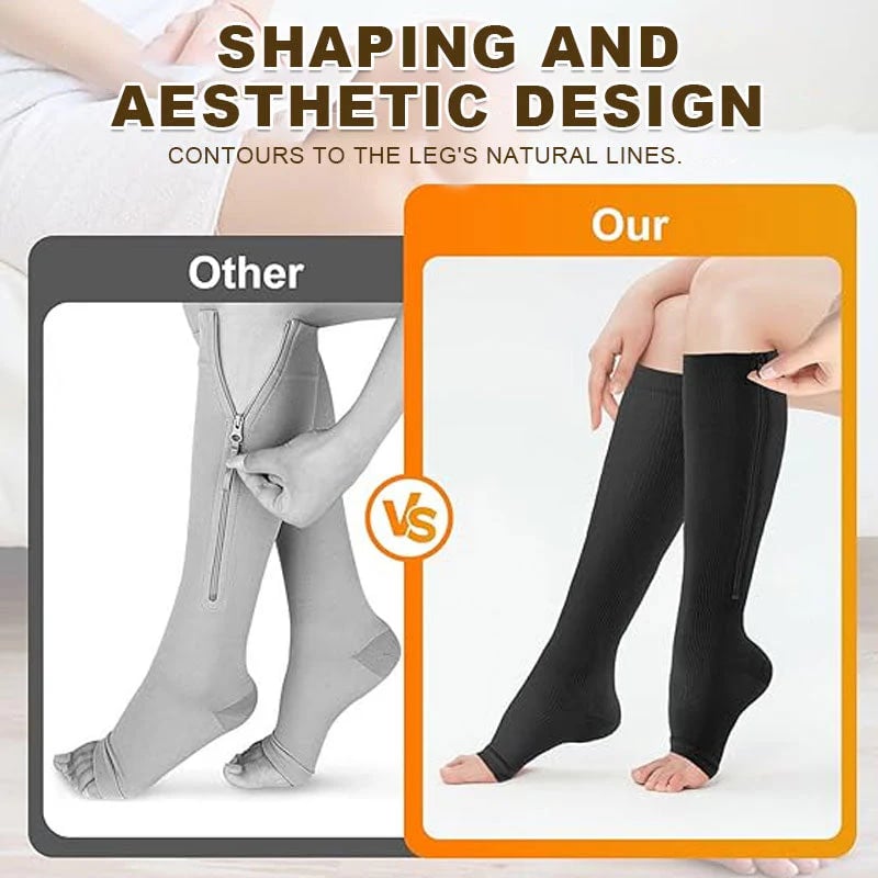 🏃 ♂️ Sports zipper socks - comfort, support and easy on and off