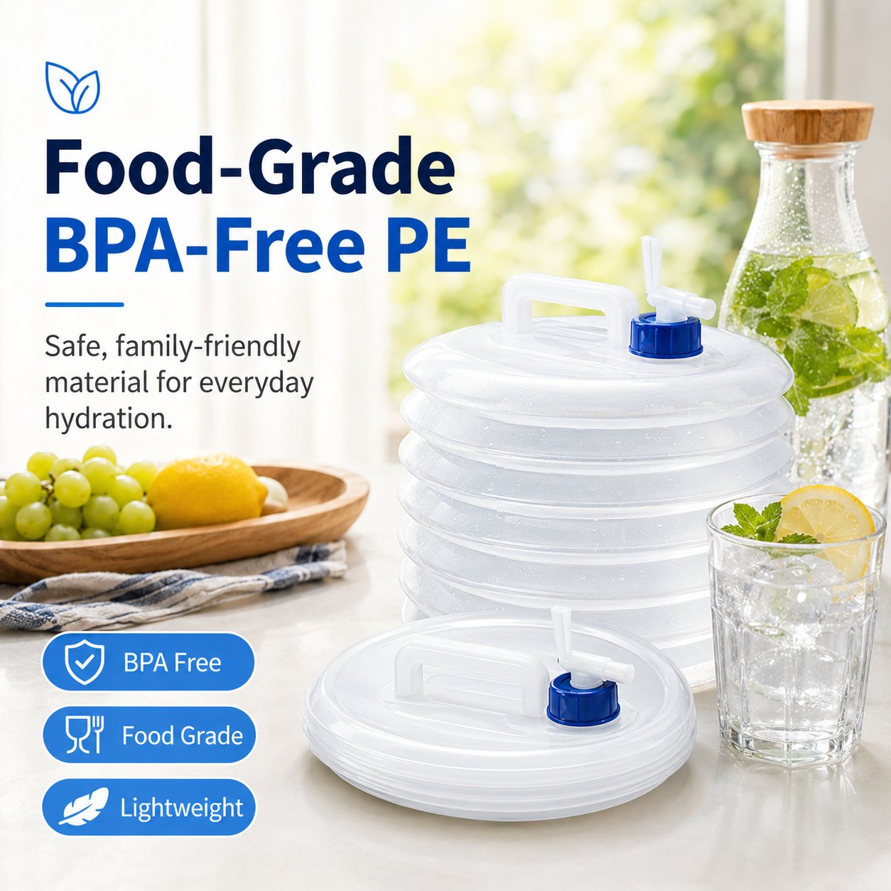🔥Foldable Water Container with Spigot