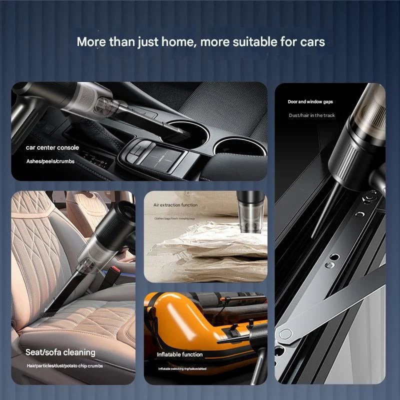 🔥Wireless  Handheld Car Vacuum Cleaner Portable Cordless , Vacuum Cleaner with Multi-Nozzles