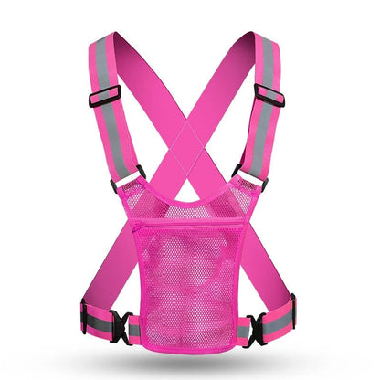 💥Buy 1 get 1 free 🔥High Visibility Reflective Vest Adjustable Safety Running Gear with Pocket
