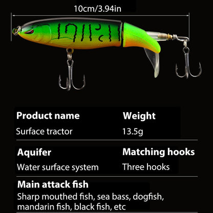 5-Pack 13cm  Artificial Fishing Lure – Perfect Casting Weight for Bass & Pike