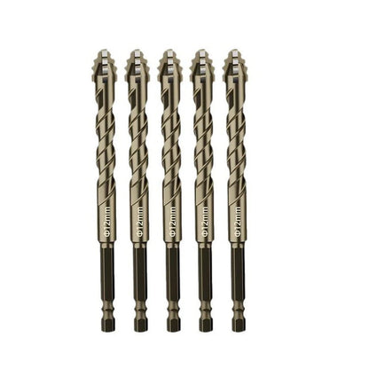 📢📢46% OFF !! ⏰Four-Flute Sawtooth Eccentric Drill Bit 4-PCS Set