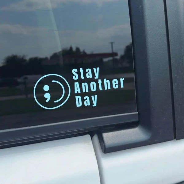 🔥LAST DAY 50% OFF - 🎗️Share Pack❤️ SAD Mental Health Awareness Car Decal (Set of 3)