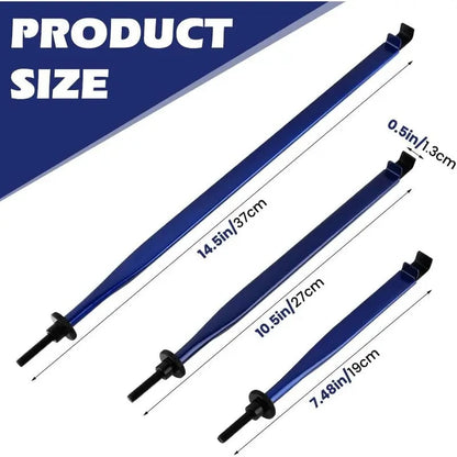 3-Piece Fork-End Wrench Extender Set for Clamps in Tight Spaces