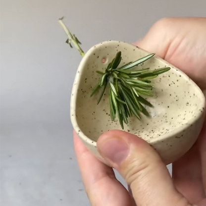 100% Handmade Pottery Herb Stripper